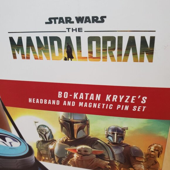 Star Wars Mandalorian Bo-Katan Kryzes Headband & Magnetic Pins New Open Box READ - Picture 14 of 16